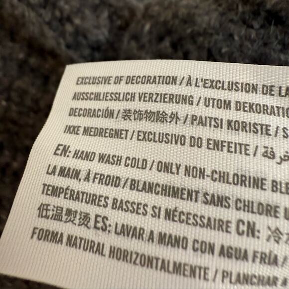 Abercrombie & Fitch Women's Gray Turtleneck Sweater Size Small Knit Cozy Comfy - Picture 4 of 10